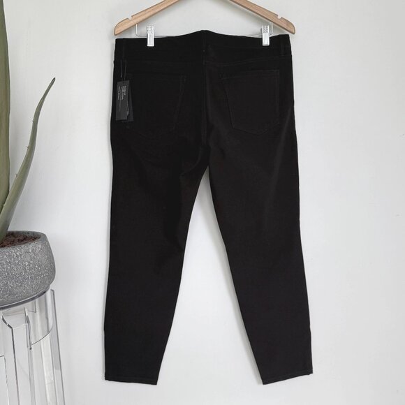Banana Repbuclic Sloan Fit Zip Ankle Pant Balck - Picture 6 of 11